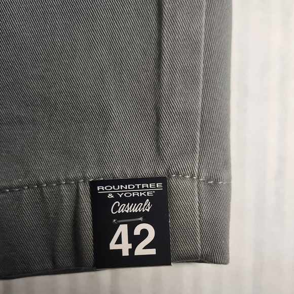 NWT Men's Roundtree &Yorke Casuals 7" Straight Fit Flat Front Shorts - Picture 4 of 6